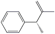 [S,(-)]-2-Methyl-3-phenyl-1-butene Structure