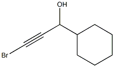 3-Bromo-1-cyclohexyl-2-propyn-1-ol Structure