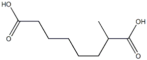 2-Methylsuberic acid Structure