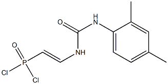 [2-[3-(2,4-Xylyl)ureido]vinyl]dichlorophosphine oxide Structure