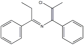 6-Chloro-3,5-diphenyl-4-aza-3,5-heptadiene 구조식 이미지