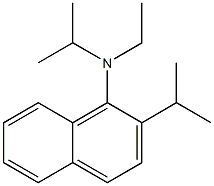 N-Ethyl-N-isopropyl-2-isopropylnaphthalen-1-amine 구조식 이미지