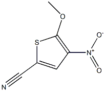 2-Methoxy-3-nitrothiophene-5-carbonitrile 구조식 이미지
