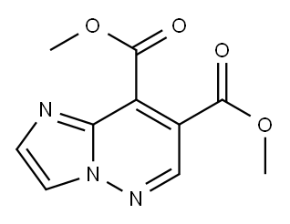 Imidazo[1,2-b]pyridazine-7,8-dicarboxylic acid dimethyl ester Structure