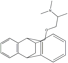 1-[(9,10-Dihydro-9,10-ethanoanthracen-11-yl)methoxy]-N,N-dimethyl-2-propanamine Structure