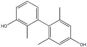 2,2',6'-Trimethyl-1,1'-biphenyl-3,4'-diol Structure