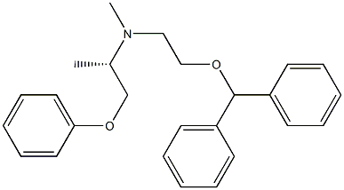 (2S)-N-[2-(Diphenylmethoxy)ethyl]-N-methyl-1-phenoxy-2-propanamine Structure