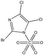 2-Bromo-4,5-dichloro 1-pentoxymethyl-1H-imidazole Structure