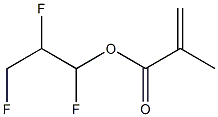 Methacrylic acid (1,2,3-trifluoropropyl) ester 구조식 이미지