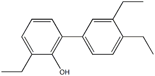 2-Ethyl-6-(3,4-diethylphenyl)phenol Structure