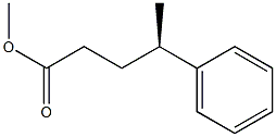 [R,(-)]-4-Phenylvaleric acid methyl ester Structure