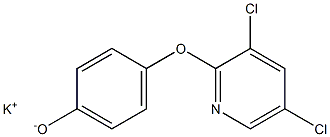 Potassium 4-(3,5-dichloro-2-pyridyloxy)phenolate 구조식 이미지