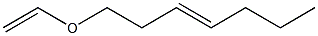 Ethenyl 3-heptenyl ether Structure