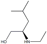 [R,(-)]-2-(Ethylamino)-4-methyl-1-pentanol Structure