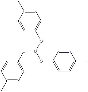 Boric acid tris(4-methylphenyl) ester Structure