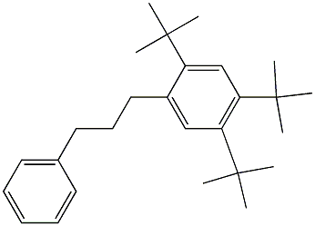 1-(2,4,5-Tri-tert-butylphenyl)-3-phenylpropane Structure