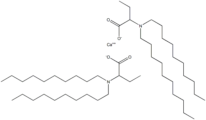 Bis[2-(didecylamino)butyric acid]calcium salt 구조식 이미지