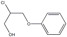 2-Chloro-3-phenoxy-1-propanol 구조식 이미지