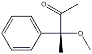 [R,(-)]-3-Methoxy-3-phenyl-2-butanone 구조식 이미지