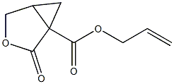 2-Oxo-3-oxabicyclo[3.1.0]hexane-1-carboxylic acid (2-propenyl) ester 구조식 이미지