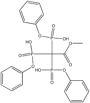 Triphenylphosphonioacetic acid methyl ester 구조식 이미지