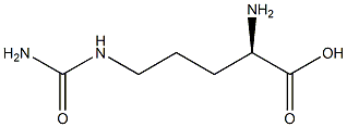 N5-Carbamoyl-D-ornithine 구조식 이미지