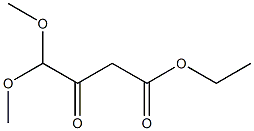 4,4-Dimethoxy-3-oxobutyric acid ethyl ester Structure