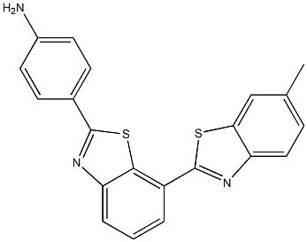 2-[2-(4-Aminophenyl)benzothiazol-7-yl]-6-methylbenzothiazole Structure