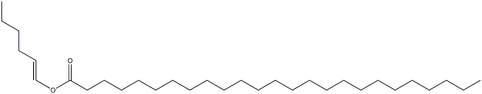 Pentacosanoic acid 1-hexenyl ester Structure