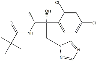 N-[(1R,2R)-2-(2,4-Dichlorophenyl)-2-hydroxy-1-methyl-3-(1H-1,2,4-triazol-1-yl)propyl]2,2-dimethylpropanamide Structure