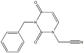 3-Benzyl-1-cyanomethyluracil Structure