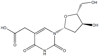 5-(2-Hydroxy-2-oxoethyl)-2'-deoxyuridine Structure