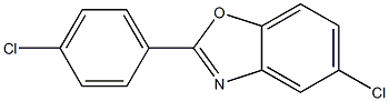 2-(4-Chlorophenyl)-5-chlorobenzoxazole Structure