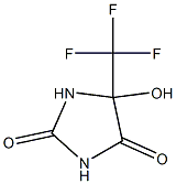 4-Hydroxy-4-(trifluoromethyl)imidazolidine-2,5-dione Structure