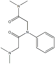 2-Dimethylamino-N-(dimethylcarbamoylmethyl)acetanilide Structure