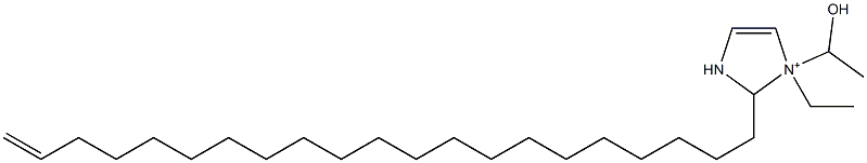 1-Ethyl-2-(20-henicosenyl)-1-(1-hydroxyethyl)-4-imidazoline-1-ium Structure