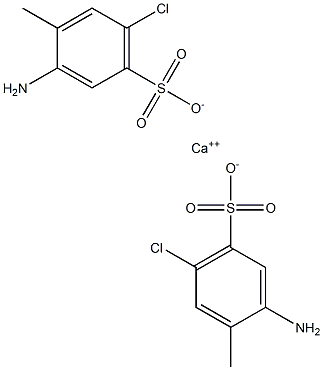 Bis(3-amino-6-chloro-4-methylbenzenesulfonic acid)calcium salt 구조식 이미지