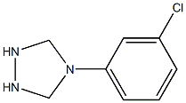 4-(3-Chlorophenyl)-1,2,4-triazolidine Structure