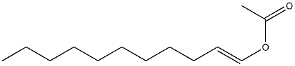 Acetic acid 1-undecenyl ester Structure