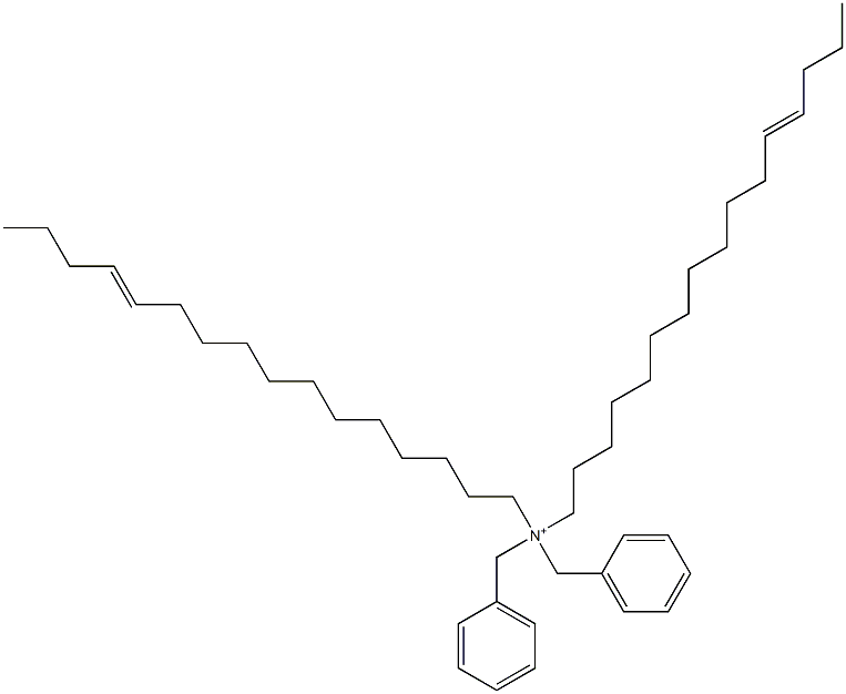 Di(12-hexadecenyl)dibenzylaminium 구조식 이미지