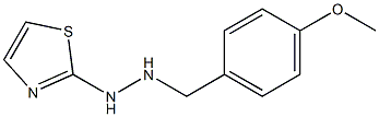 2-[2-(4-Methoxyphenylmethyl)hydrazino]thiazole Structure