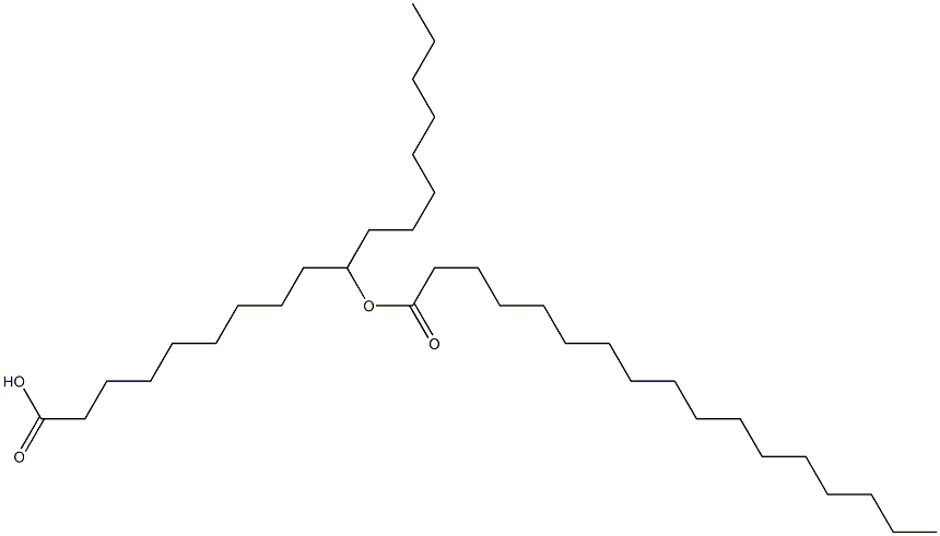 10-Heptadecanoyloxyoctadecanoic acid 구조식 이미지