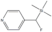 4-[(Trimethylsilyl)fluoromethyl]pyridine 구조식 이미지