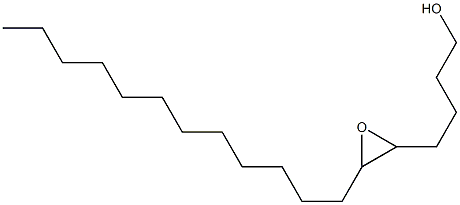 5,6-Epoxy-1-octadecanol 구조식 이미지