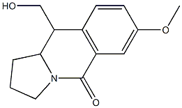 7-Methoxy-10-(hydroxymethyl)-1,2,3,10a-tetrahydropyrrolo[1,2-b]isoquinolin-5(10H)-one Structure