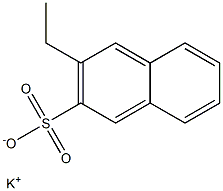 3-Ethyl-2-naphthalenesulfonic acid potassium salt Structure