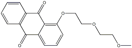 1-[2-(2-Methoxyethoxy)ethoxy]anthraquinone Structure