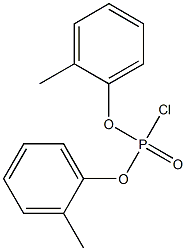 Chlorophosphonic acid=bis(o-tolyl) ester Structure