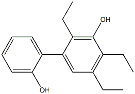 2,4,5-Triethyl-1,1'-biphenyl-2',3-diol 구조식 이미지