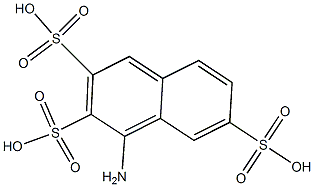 4-Amino-2,3,6-naphthalenetrisulfonic acid 구조식 이미지